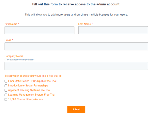 Submit Access Form