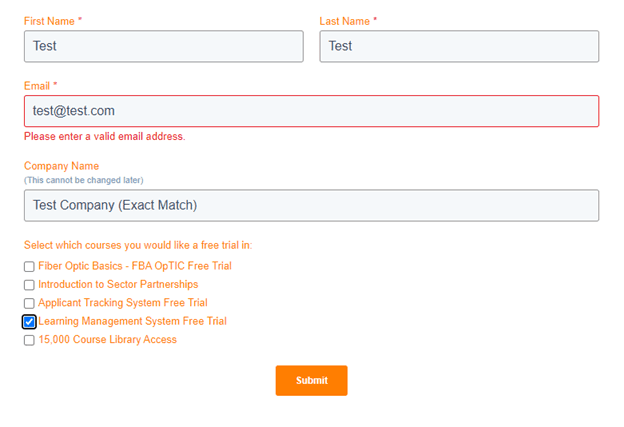 Filled Out Example